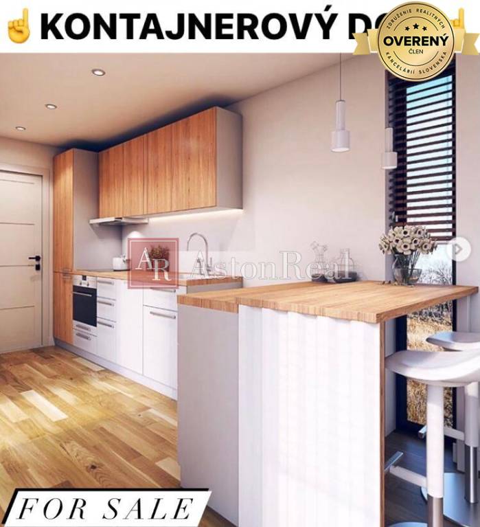 PREDAJ: Kontajnerový dom L-30 (30 m2, s predprípravou na kuchyňu)