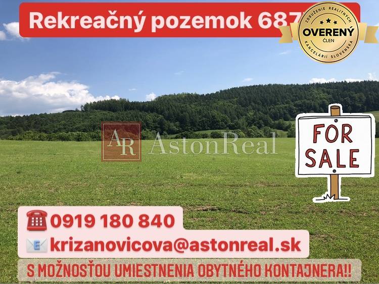 Predaj Rekreačný pozemok Rekreačný pozemok-Predaj-Horná Breznica-34000.00 €