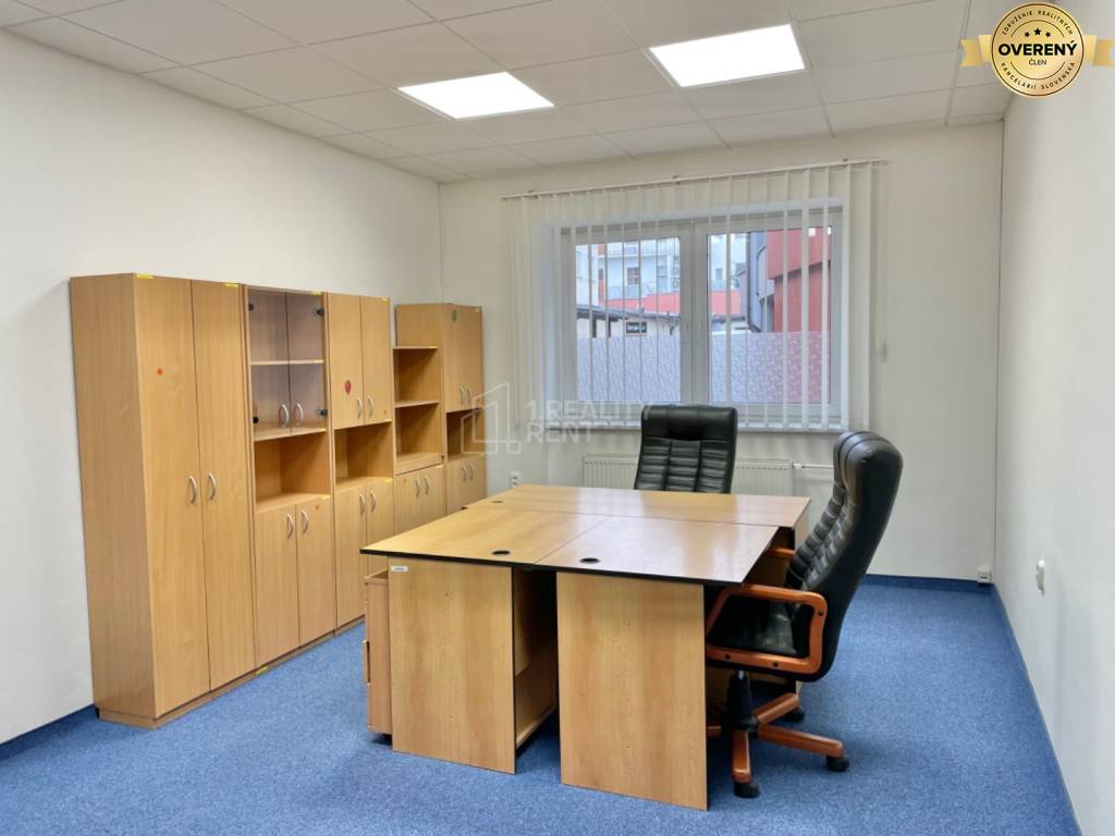 Prenájom kancelárske priestory 220 m2 s parkovaním v centre Žiliny