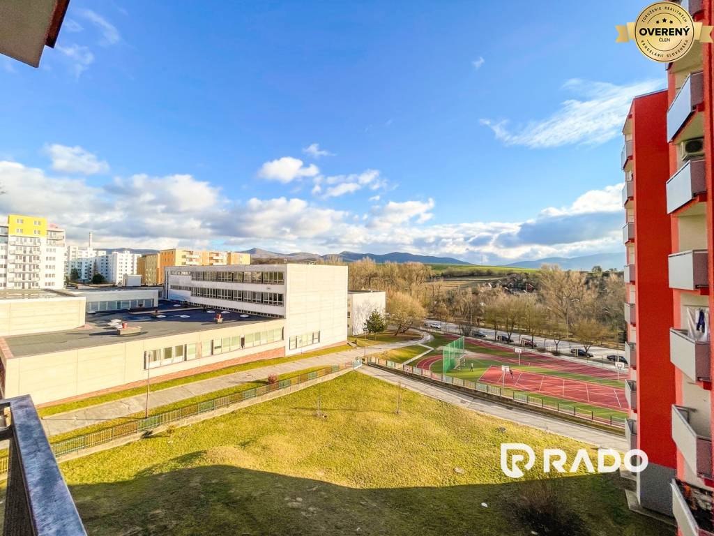 RADO | Na prenájom 3i byt, 78m2 + 3m2 balkón, M. Bela - Trenčín JUH