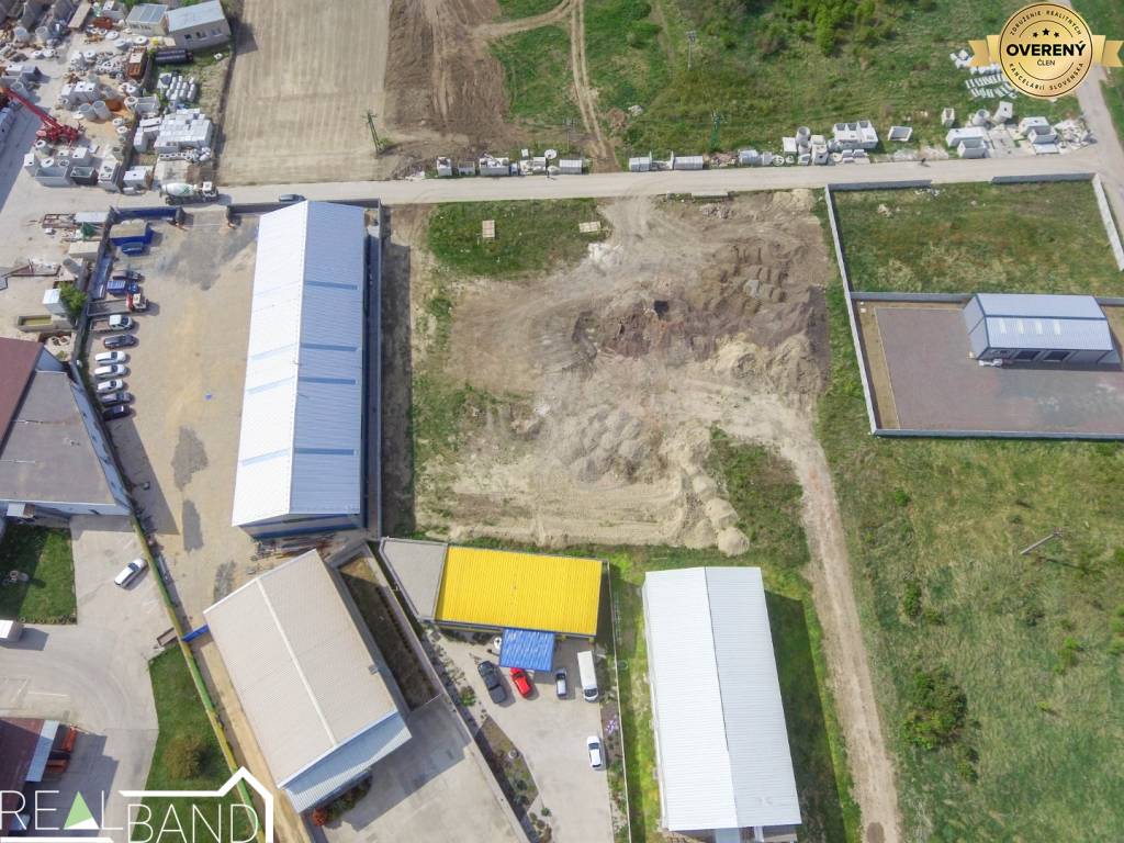 Predaj - Priemyselná plocha - Niklová, Sereď - rozloha 6210 m²