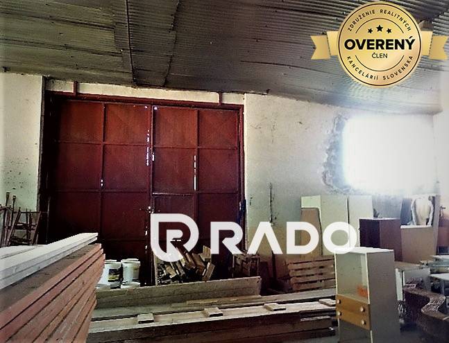 RADO | Hala s prístreškom v obci Kátov 