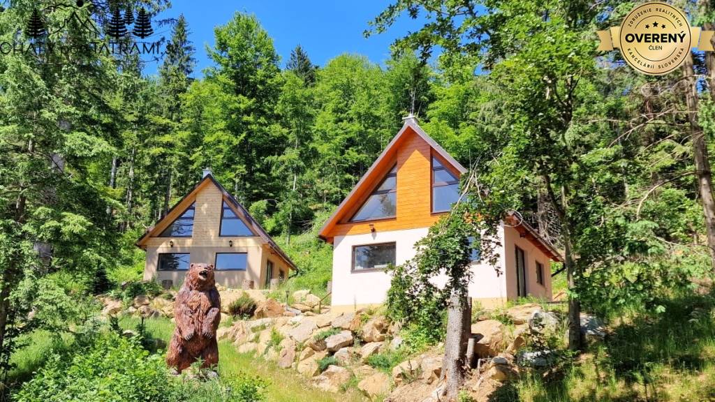 Nové chaty v lese Krpáčovo Nízke Tatry