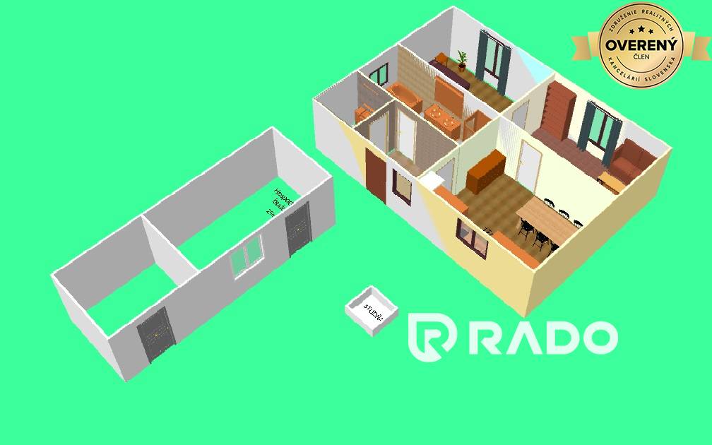 RADO | 3 izbový rodinný dom v obci Borský Mikuláš