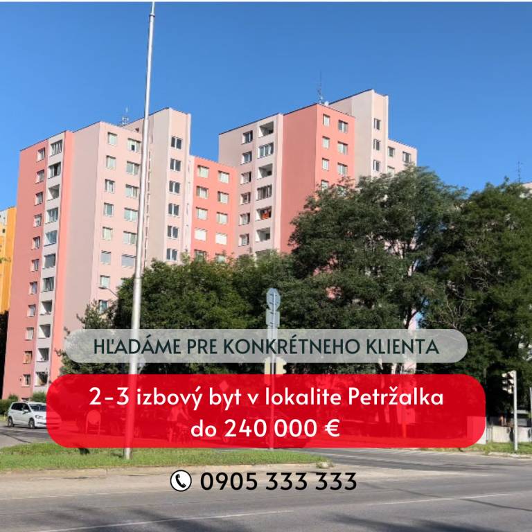 Iný-Predaj-Bratislava - mestská časť Petržalka-240000.00 €