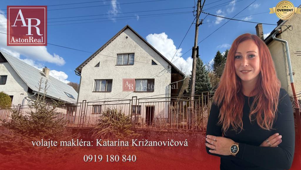 Na predaj rodinný dom v zachovalom stave- Lysá pod Makytou