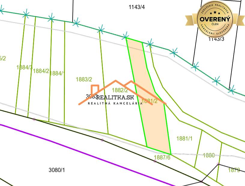 Predaj Orná pôda Orná pôda-Predaj-Valaská-3852.00 €