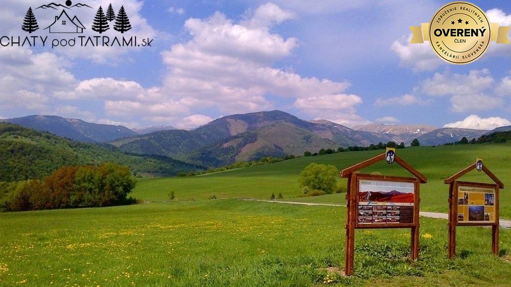 Stavebný pozemok na pokojnom mieste Mýto Nízke Tatry