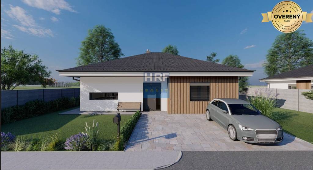Na predaj novostavba rodinného domu - bungalov, v meste Gbely- Kúcanka