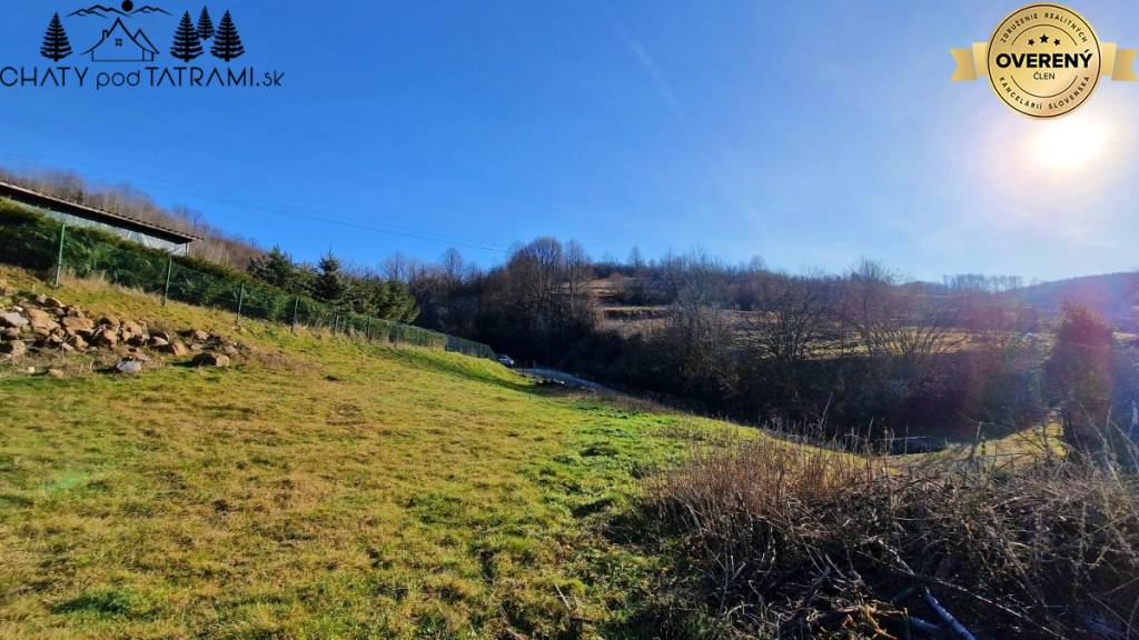 Stavebný pozemok s projektom na apartmánový dom Mýto Nízke Tatry