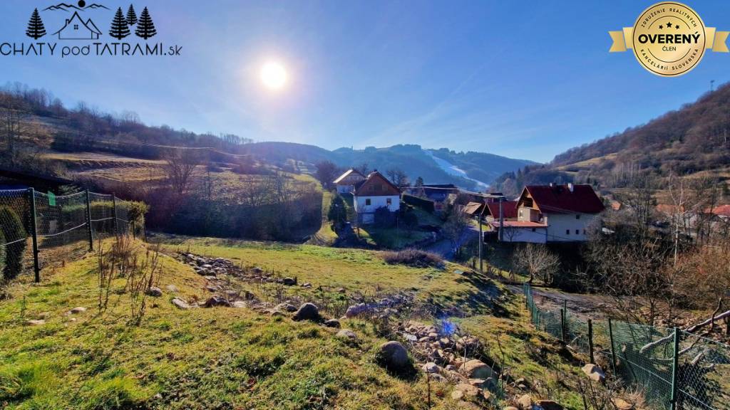 Stavebný pozemok s projektom na apartmánový dom Mýto Nízke Tatry