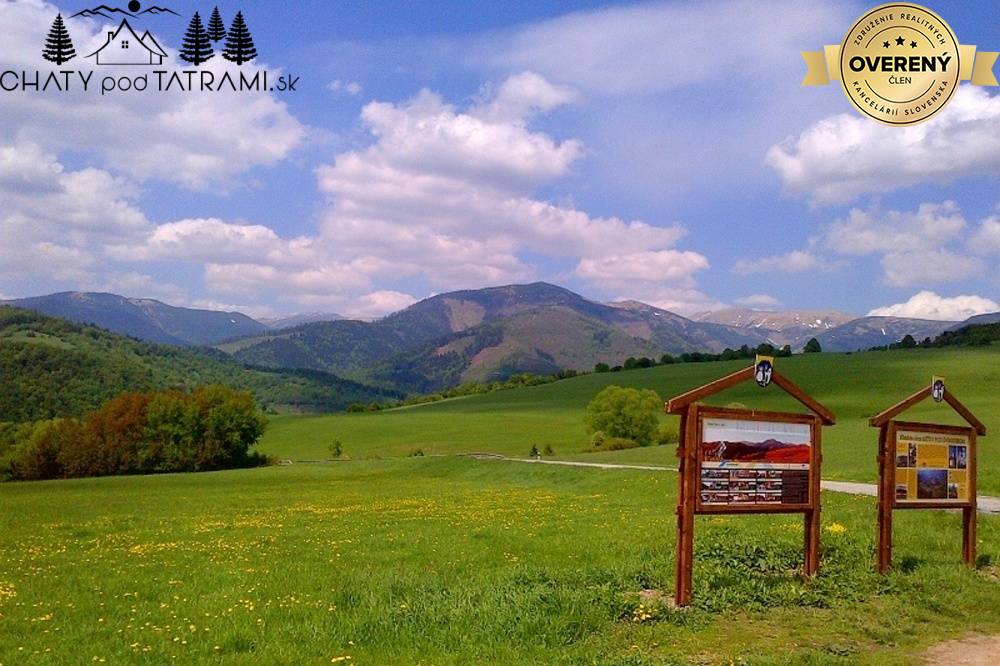 Stavebný pozemok s projektom na apartmánový dom Mýto Nízke Tatry