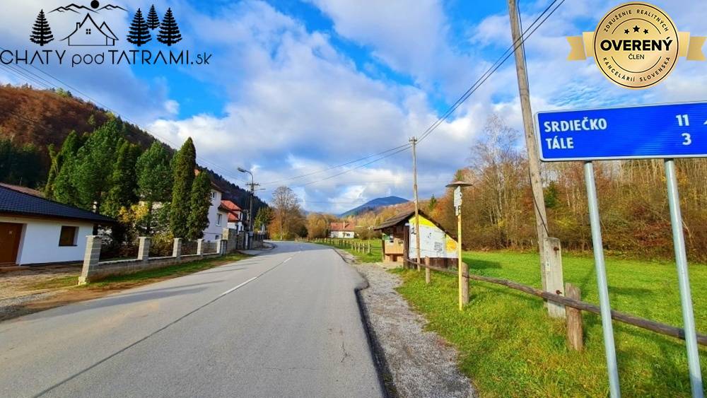 Stavebný pozemok s IS pri potoku Bystrá Nízke Tatry