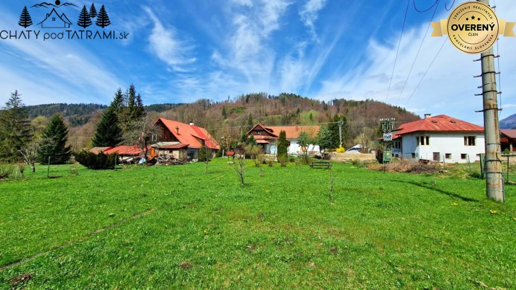 Rovinatý stavebný pozemok s IS Bystrá Nízke Tatry