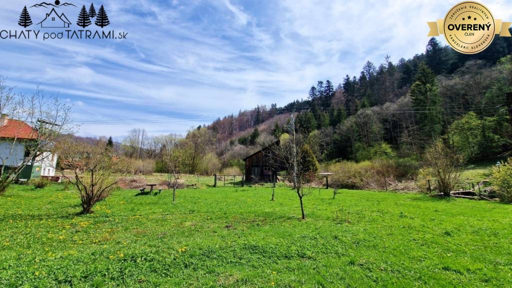 Rovinatý stavebný pozemok s IS Bystrá Nízke Tatry