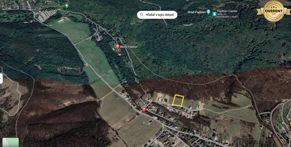 PREDAJ Veľkorysý pozemok s časťou lesa 2009 m2 Borinka pod Pajštúnom!