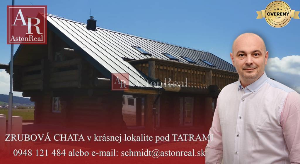ZRUBOVÁ CHATA v krásnej lokalite pod TATRAMI, Veľká Lomnica
