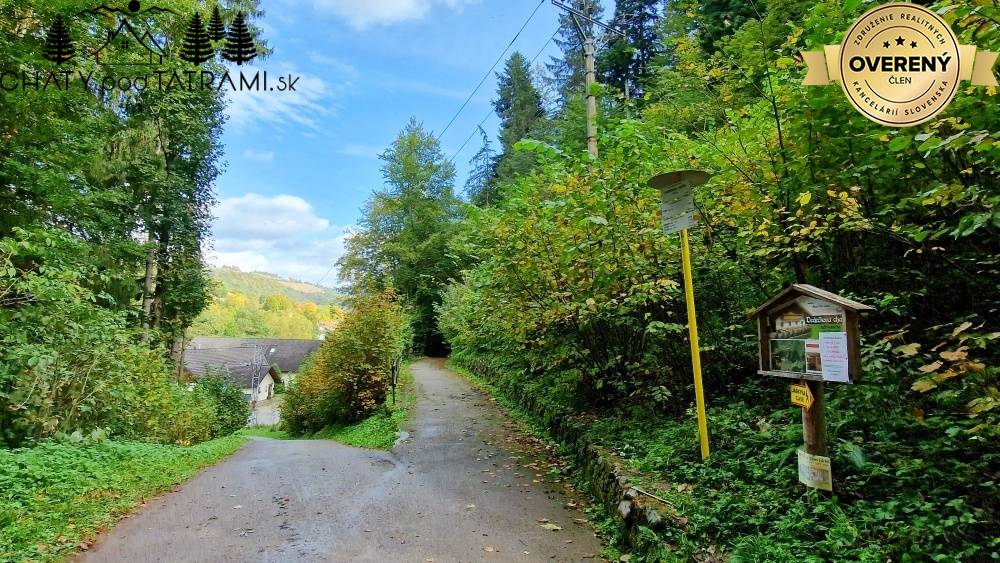 Pozemok pri vchode do jaskyne Bystrá Nízke Tatry