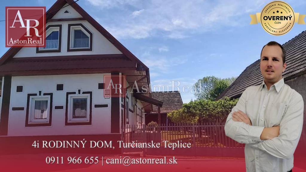 Rodinný dom-Predaj-Turčianske Teplice-159900.00 €