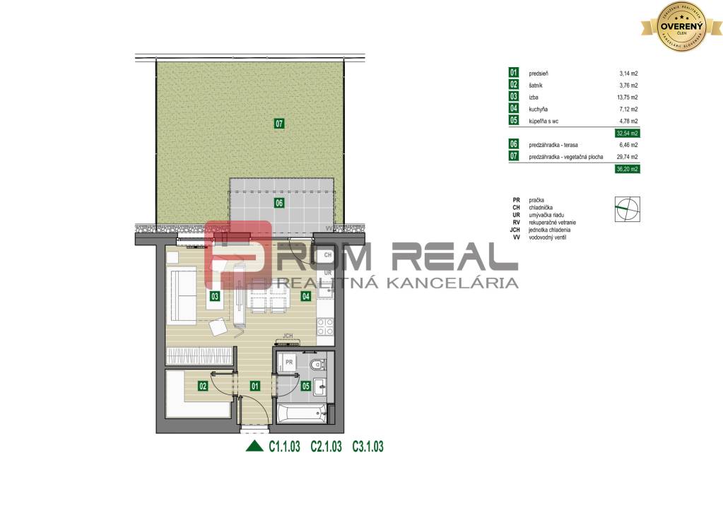 PREDAJ 1 izbový byt so záhradou v Prémiovej novostavbe Pezinok A0+