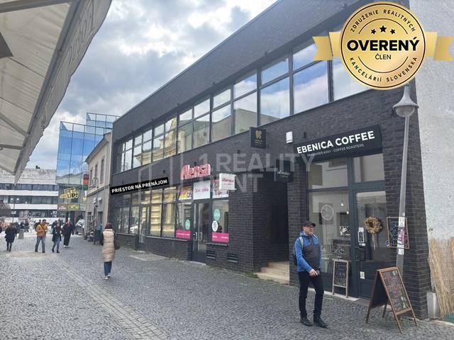 Na prenájom obchodný priestor v najfrekventovanejšej ulici Žiliny