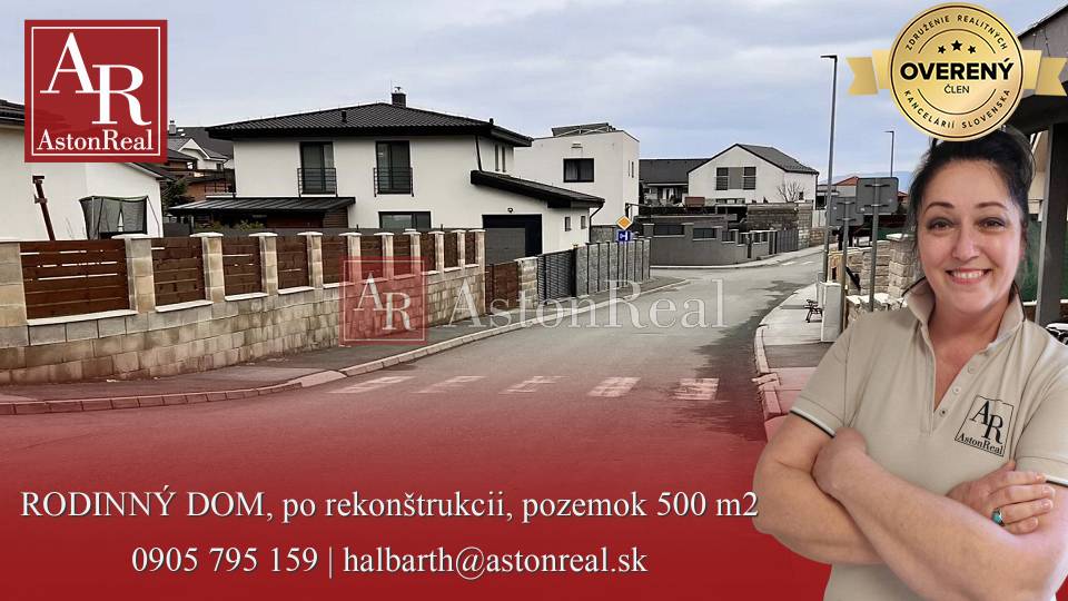 HĽADÁM: RODINNÝ DOM, po rekonštrukcii, pozemok 500 m2, Trenčín