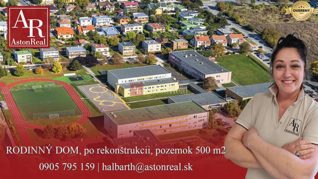 HĽADÁM: RODINNÝ DOM, po rekonštrukcii, pozemok 500 m2, do 180.000,- €