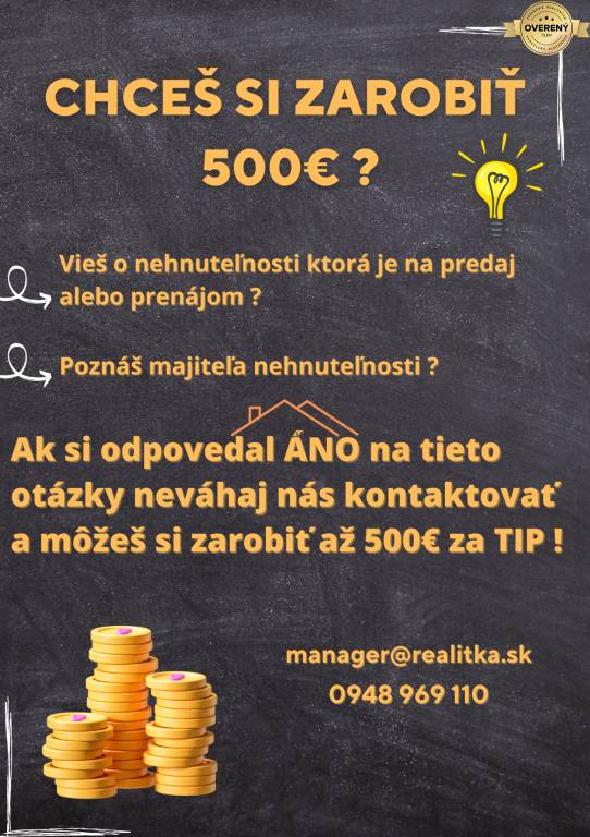 Iné-Kúpa-Bratislava - mestská časť Staré Mesto-500.00 €