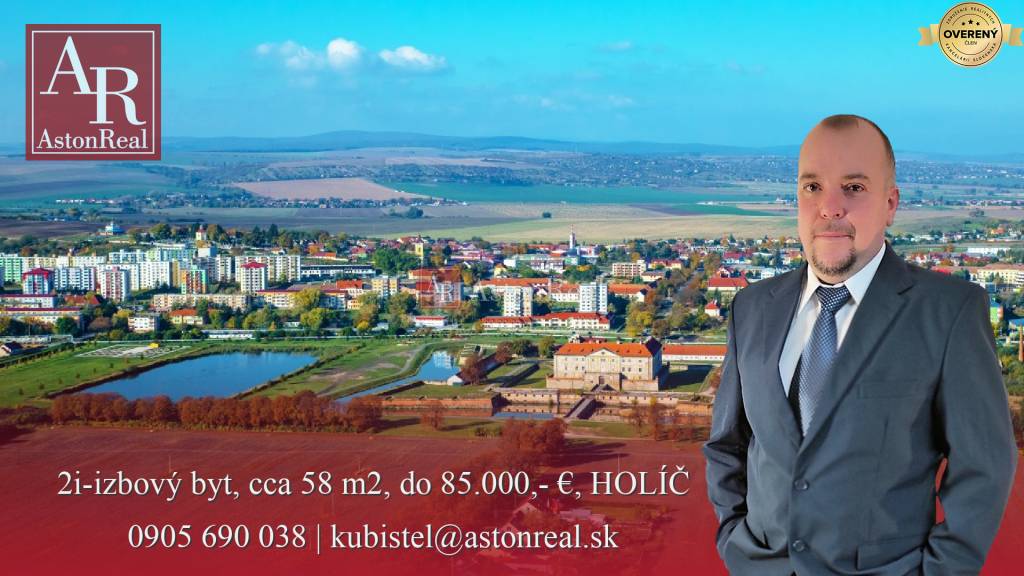 HĽADÁM: 2i-izbový byt, cca 58 m2, do 85.000,- €, HOLÍČ