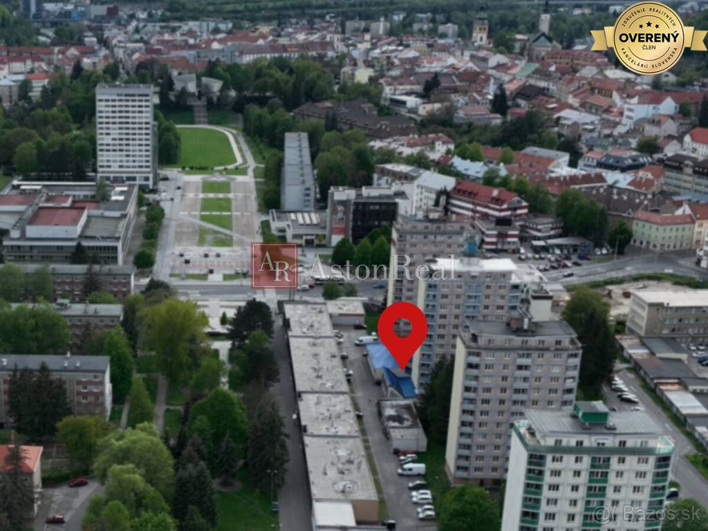 Na predaj: pozemok v centre mesta, bývalá kotolňa, Námestie Slobody