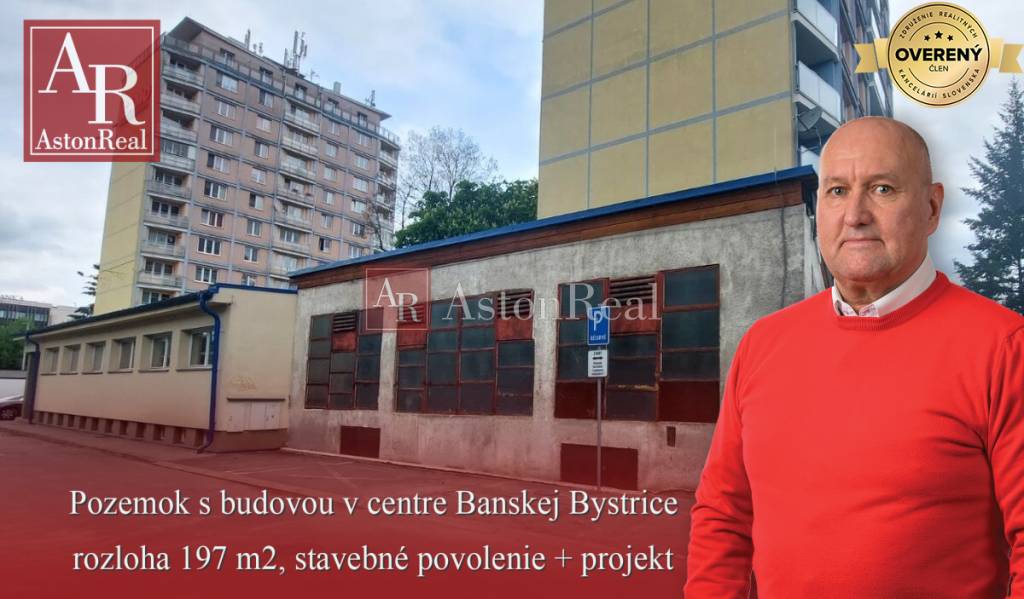 Na predaj: pozemok v centre mesta, bývalá kotolňa, Námestie Slobody