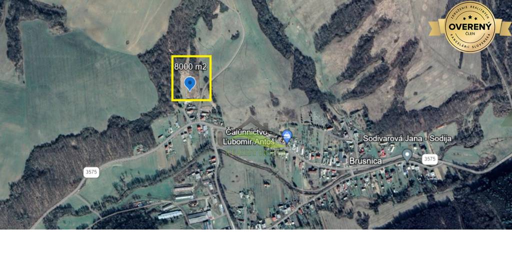 Nová cena.. Slnečný pozemok s veľkou výmerou Brusnica