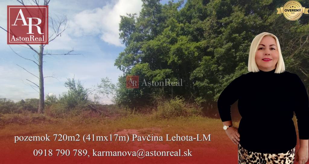 Predaj ! pozemok 720m2 (41mx17m) Pavčina Lehota-Liptovský Mikuláš
