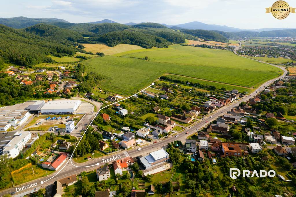 RADO | Stavebný pozemok 1145m2, Trenčianska Teplá - Dobrá