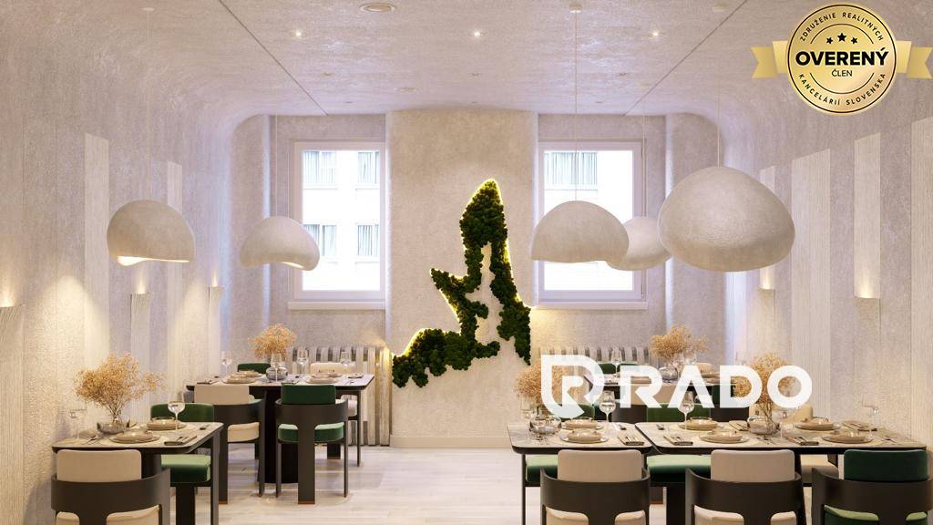 RADO | Obchodný priesor - reštaurácia na prenájom, 187m2, Trenčín
