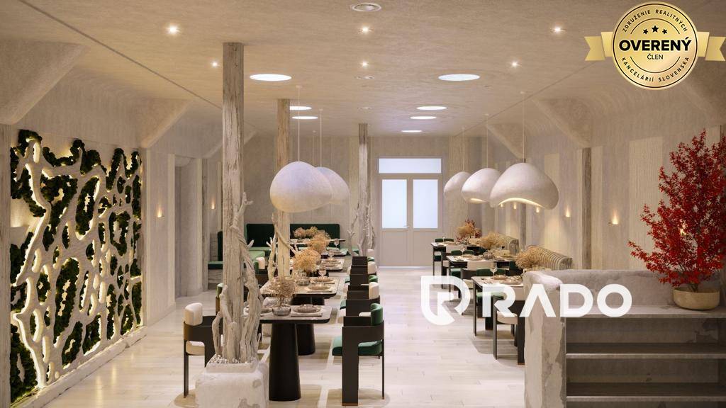 RADO | Obchodný priesor - reštaurácia na prenájom, 187m2, Trenčín