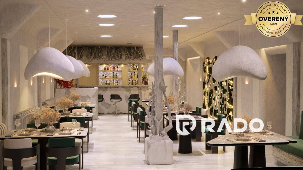 RADO | Obchodný priesor - reštaurácia na prenájom, 187m2, Trenčín