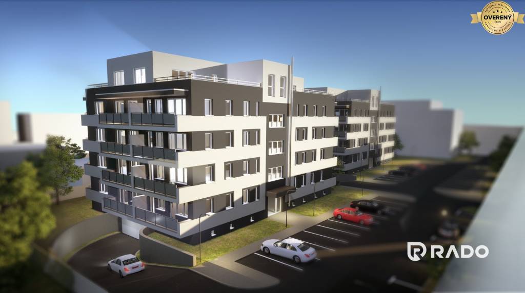 RADO | REZIDENCIA ZÁMOSTIE, 2 izbový byt s balkónom (D10), Trenčín