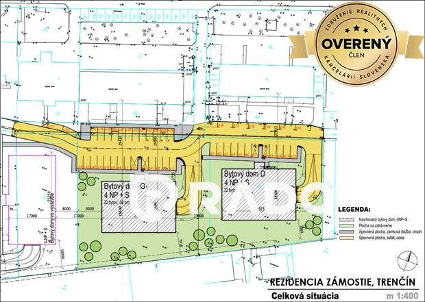 RADO | REZIDENCIA ZÁMOSTIE, 2 izbový byt s balkónom (D32), Trenčín