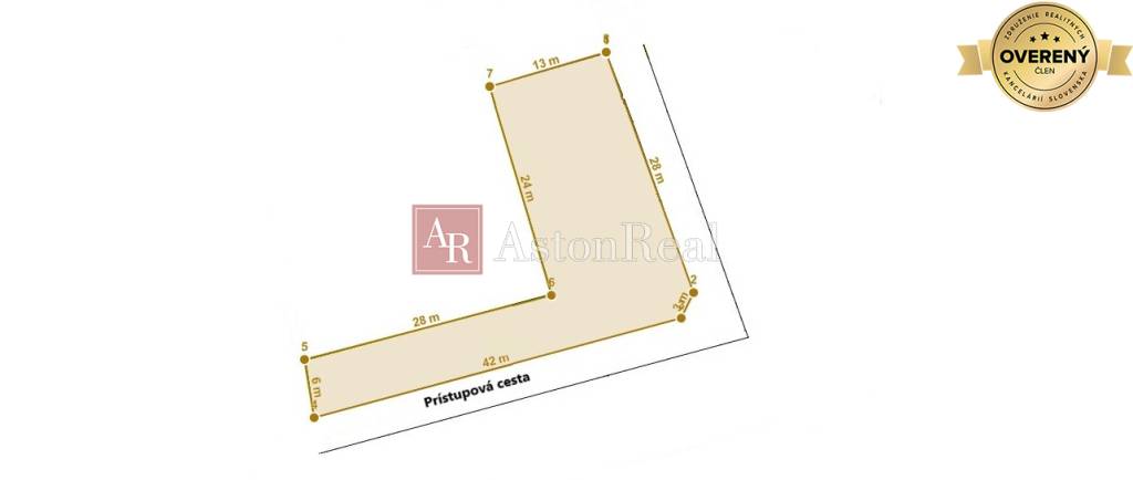 AstonReal: predaj rekreačný pozemok 612 m2,  PIENINY - Červený Kláštor