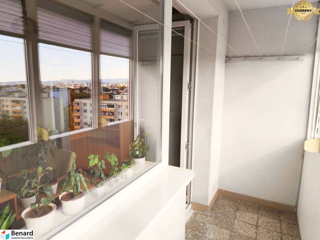 REZERVOVANÝ! 2 IZBOVÝ BYT S BALKÓNOM, 59 M2, PROSTĚJOVSKÁ PREŠOV