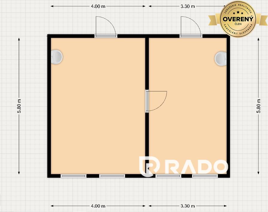 RADO | Priestory ambulancie v zdravotnom stredisku - Trstená