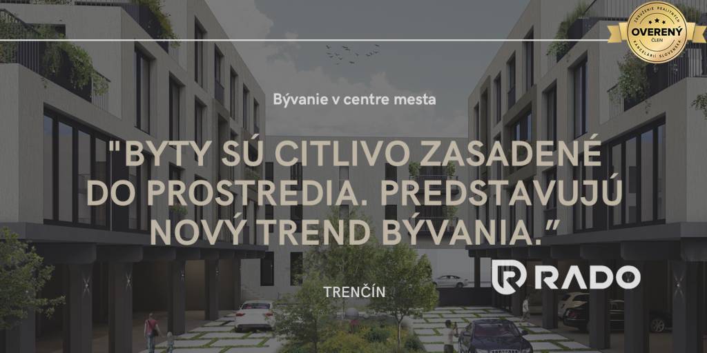 RADO | Na predaj investičná príležitosť v srdci Trenčína