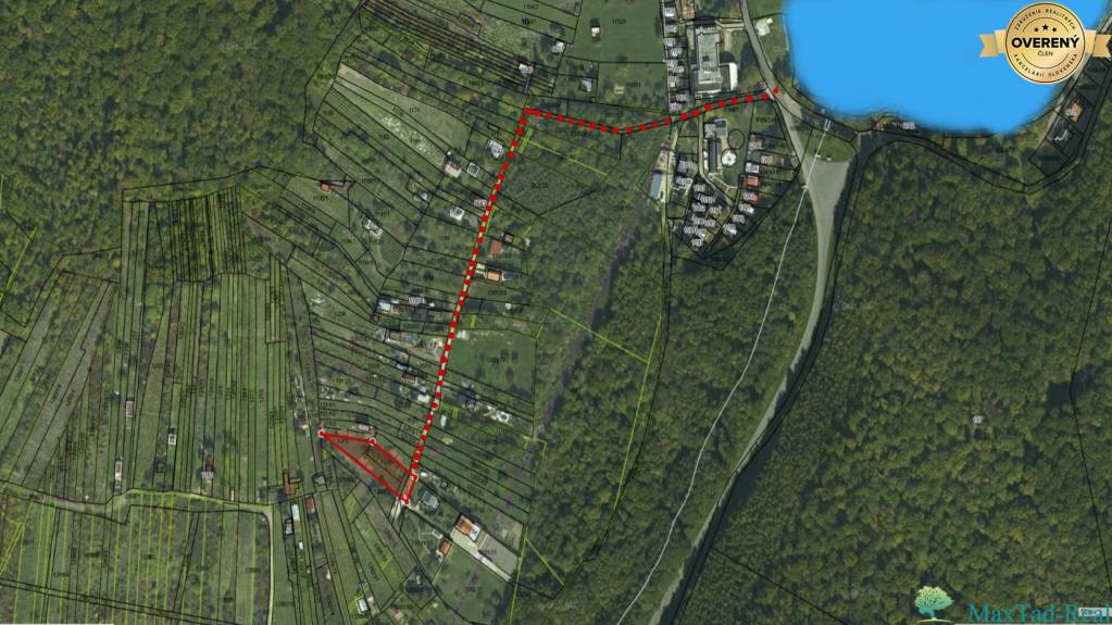 Pozemok na chatu pri Vinianskom jazere, 1180 m2