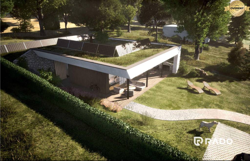 RADO | Energeticky úsporný podzemný rodinný dom s pozemkom, Častkovce