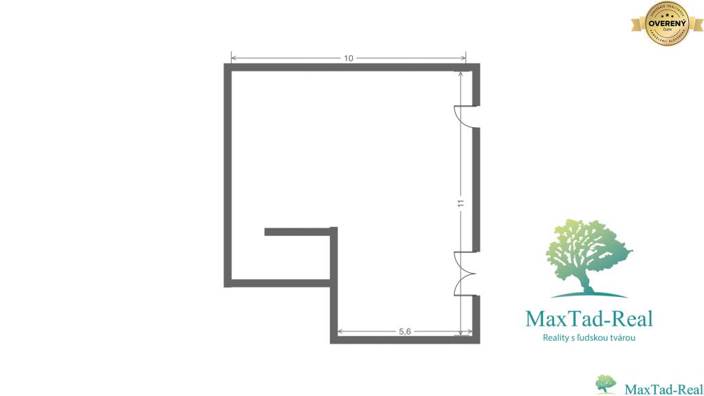 Obchodný priestor na prenájom, 94 m2, Michalovce centrum