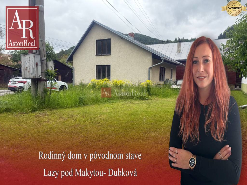 Na predaj rodinný dom v pôvodnom stave v obci Lazy pod Makytou