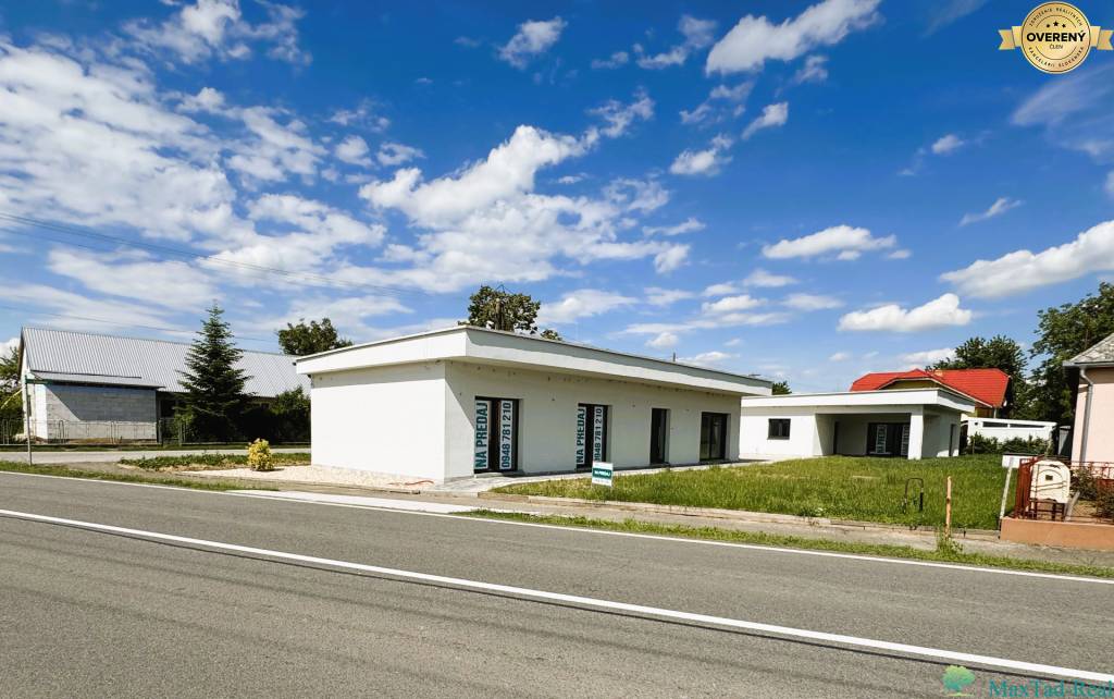 NÍZKOENERGETICKÁ NOVOSTAVBA! výborná dispozícia! 105,50m2, Čeľovce