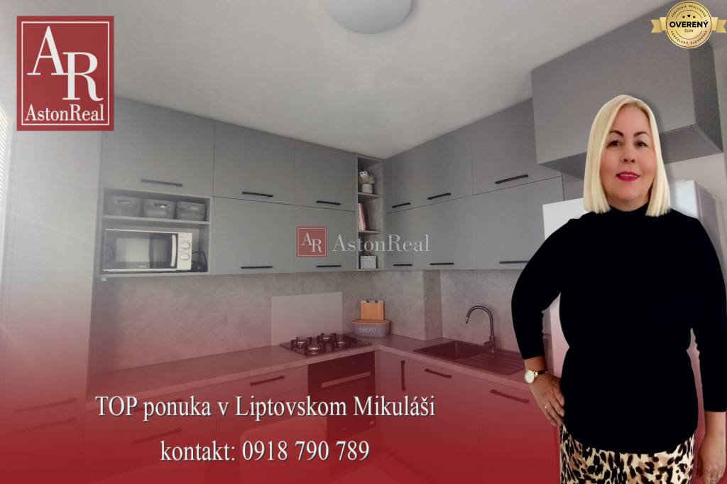 Rezervované! 2 izbový byt 67 m2, Nábrežie - Lipt. Mikuláš