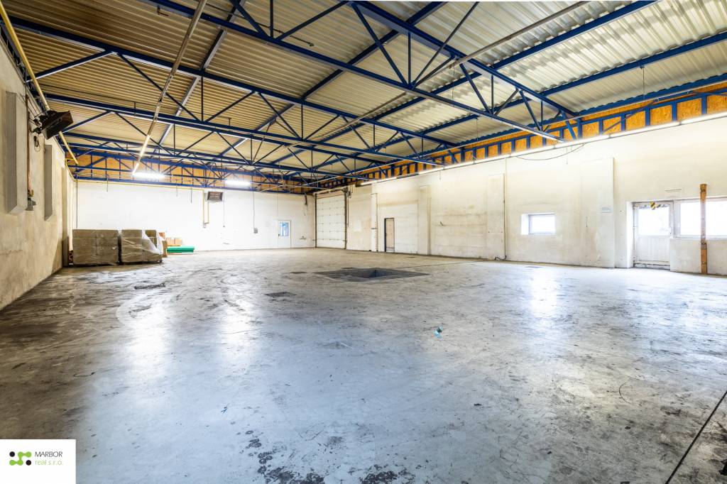 Na prenájom výrobná hala s kancelárskymi priestormi, KE - Krásna